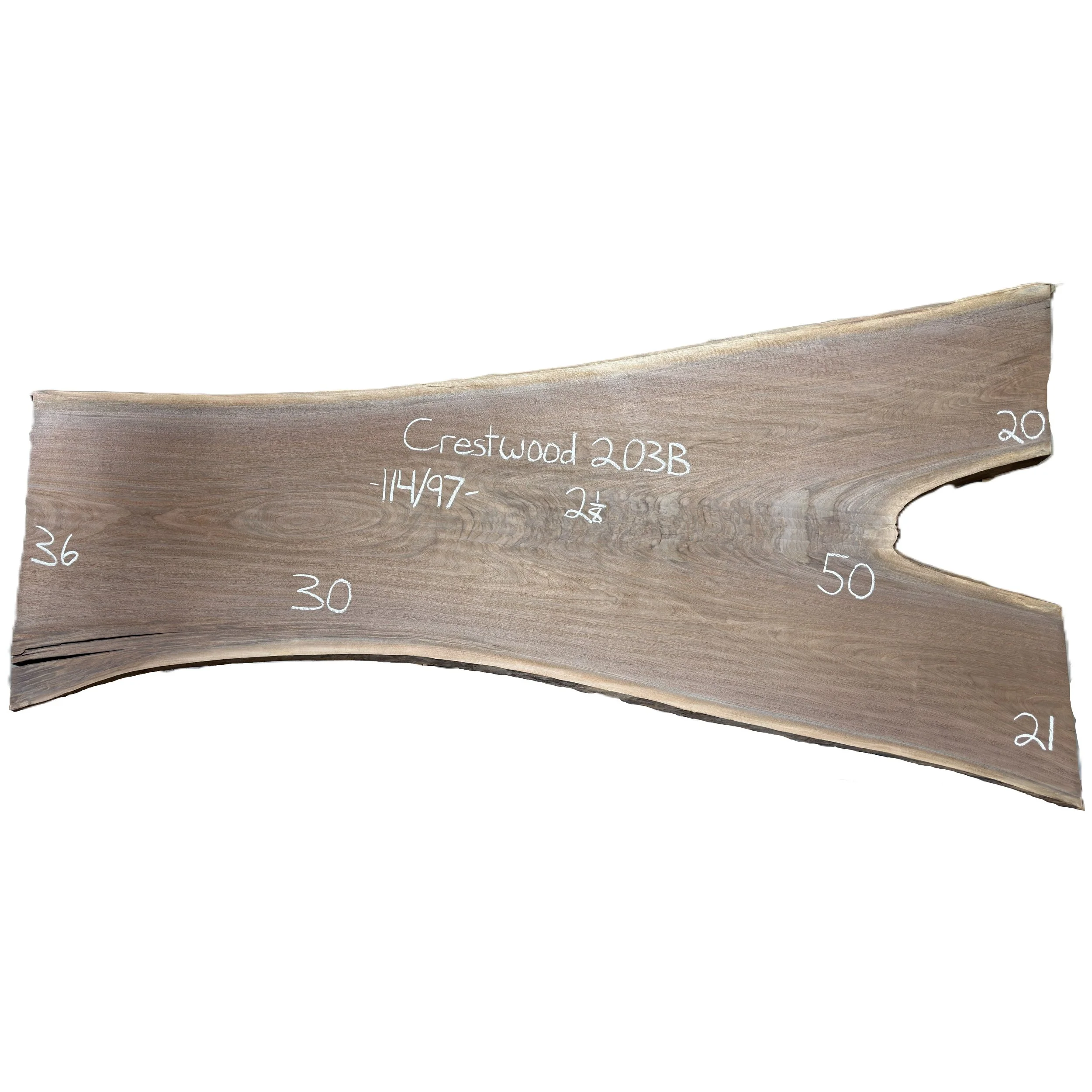 Walnut Slab Crestwood 203B