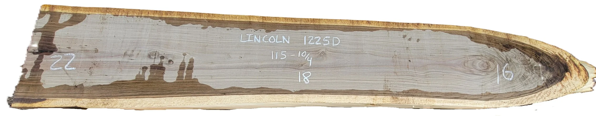 Walnut Slab Lincoln 1225D