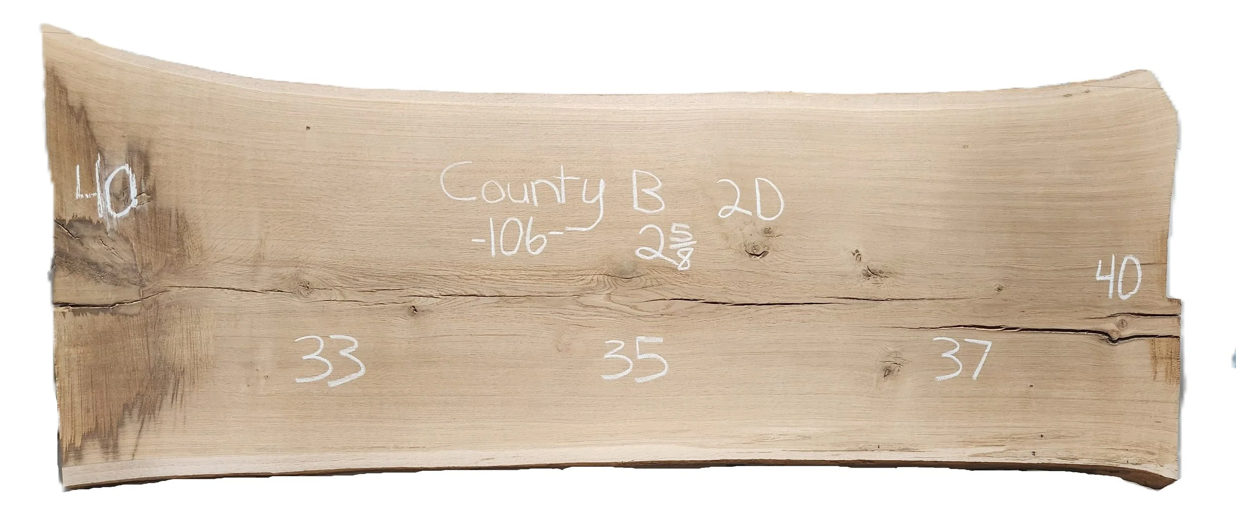 White Oak Slab County B 2D