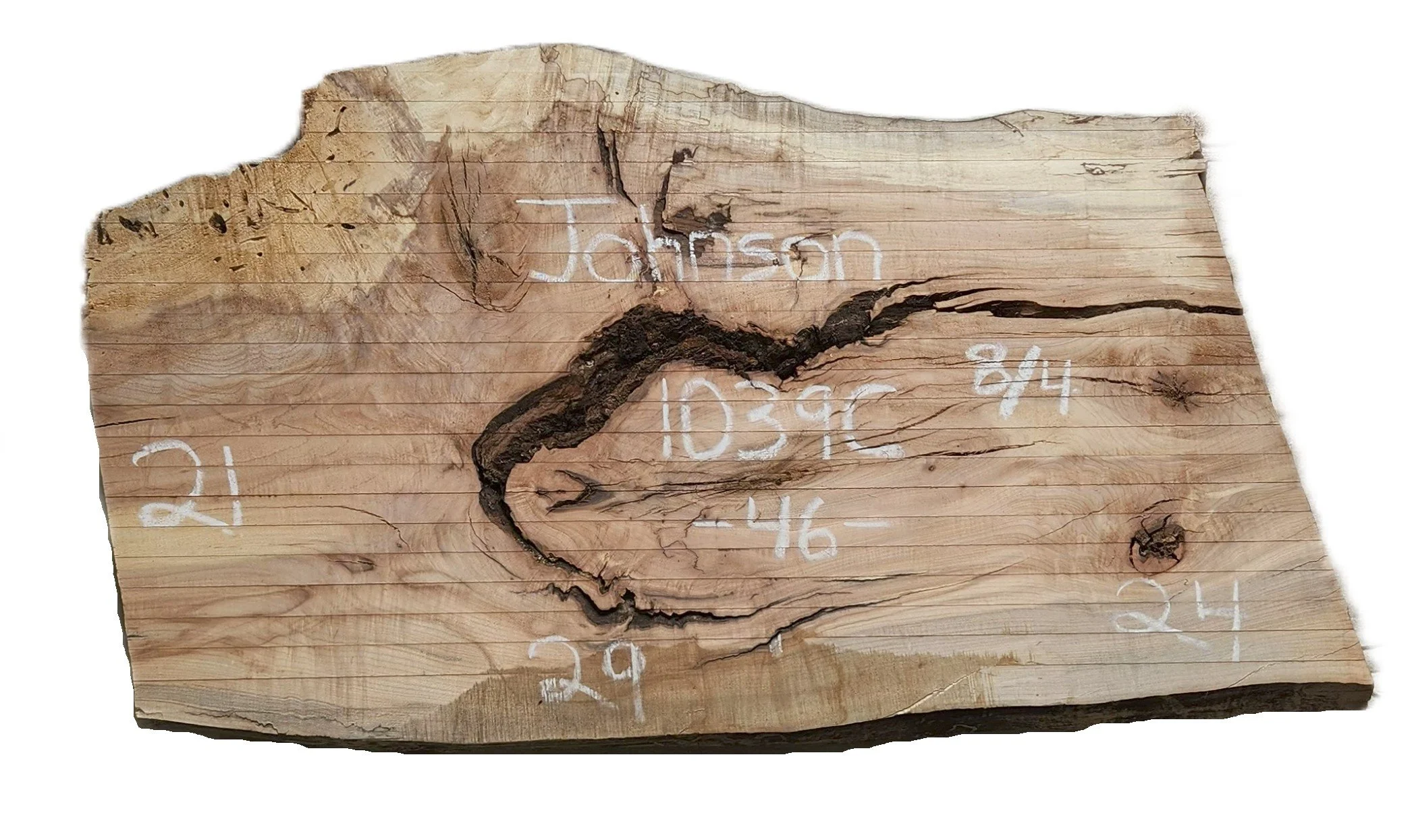 Sugar Maple Slab Johnson 1039C