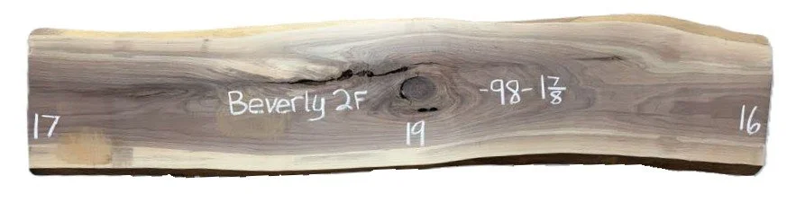 Walnut Slab Beverly 2F