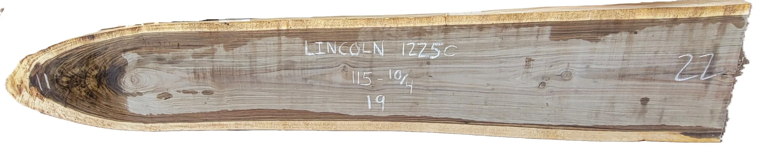 Walnut Slab Lincoln 1225C