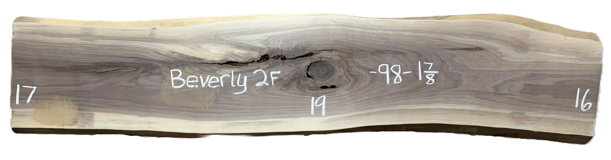 Walnut Slab Beverly 2F