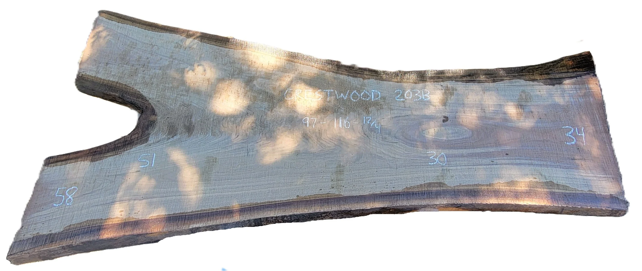 Walnut Slab Crestwood 203B