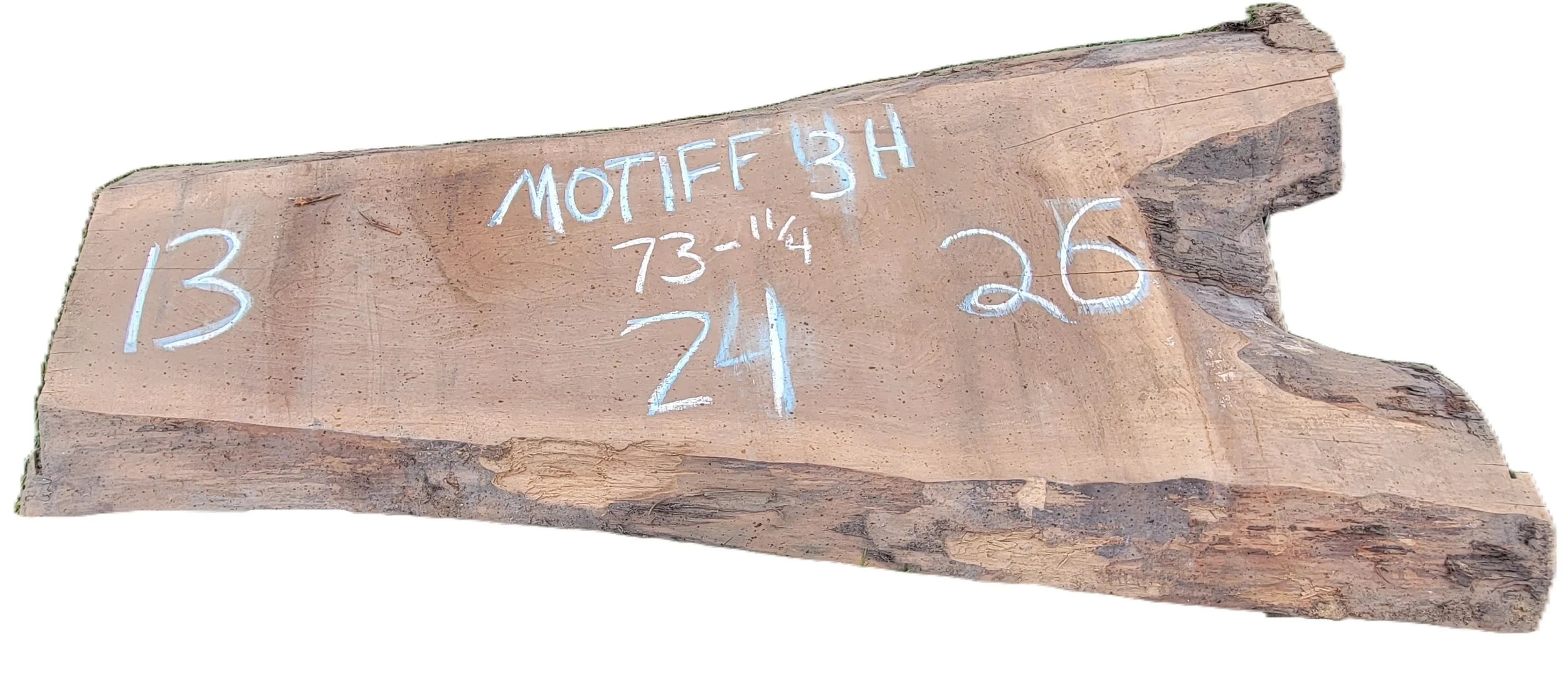 Walnut Slab Motiff 3H