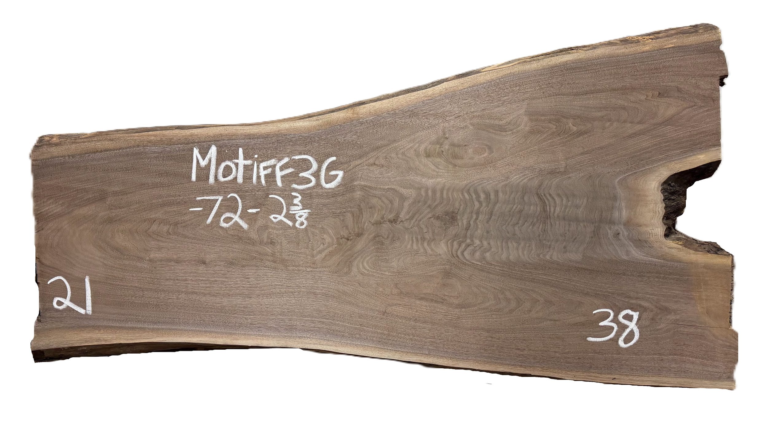 Walnut Slab Motiff 3G