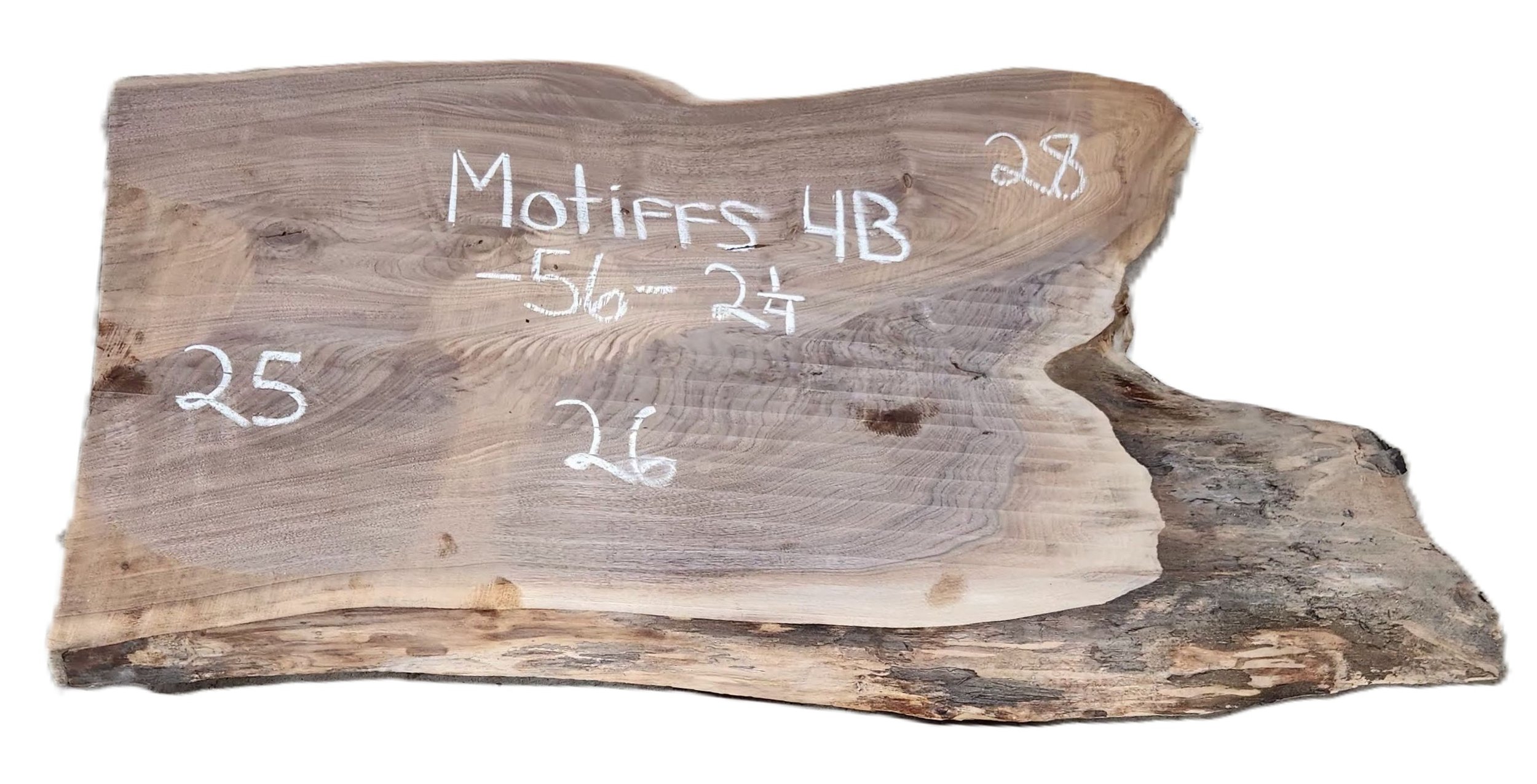 Walnut Slab Motiff 4B