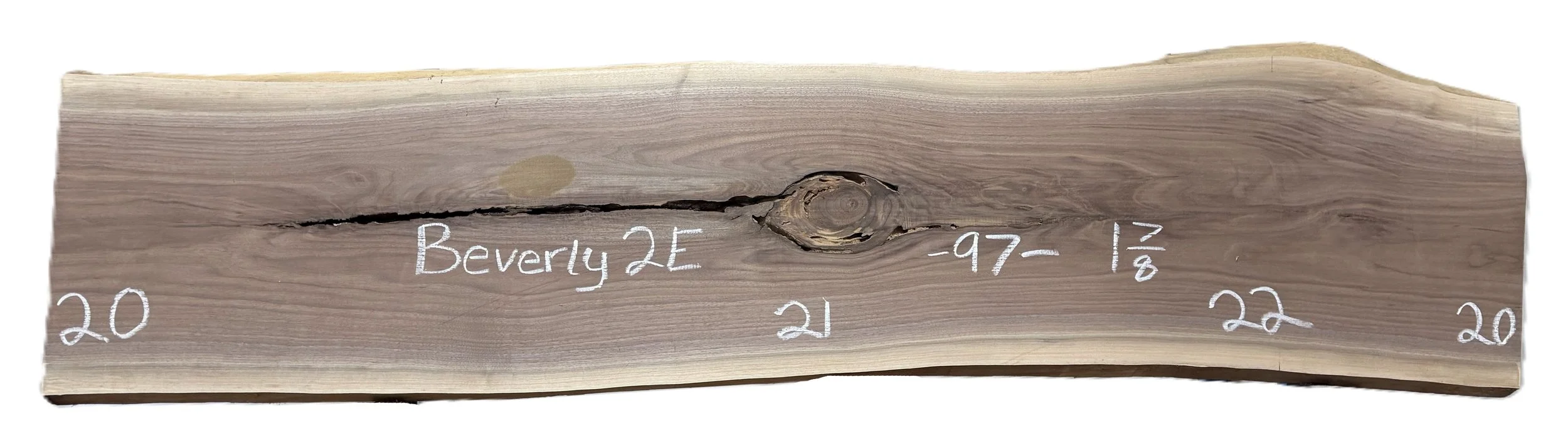 Walnut Slab Beverly 2E