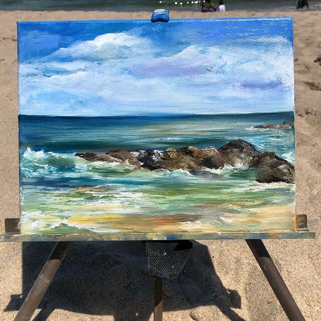 Perfect Beach Day!#dayatthebeach #artistsoninstagram #galleryprettyart#jerseyshore