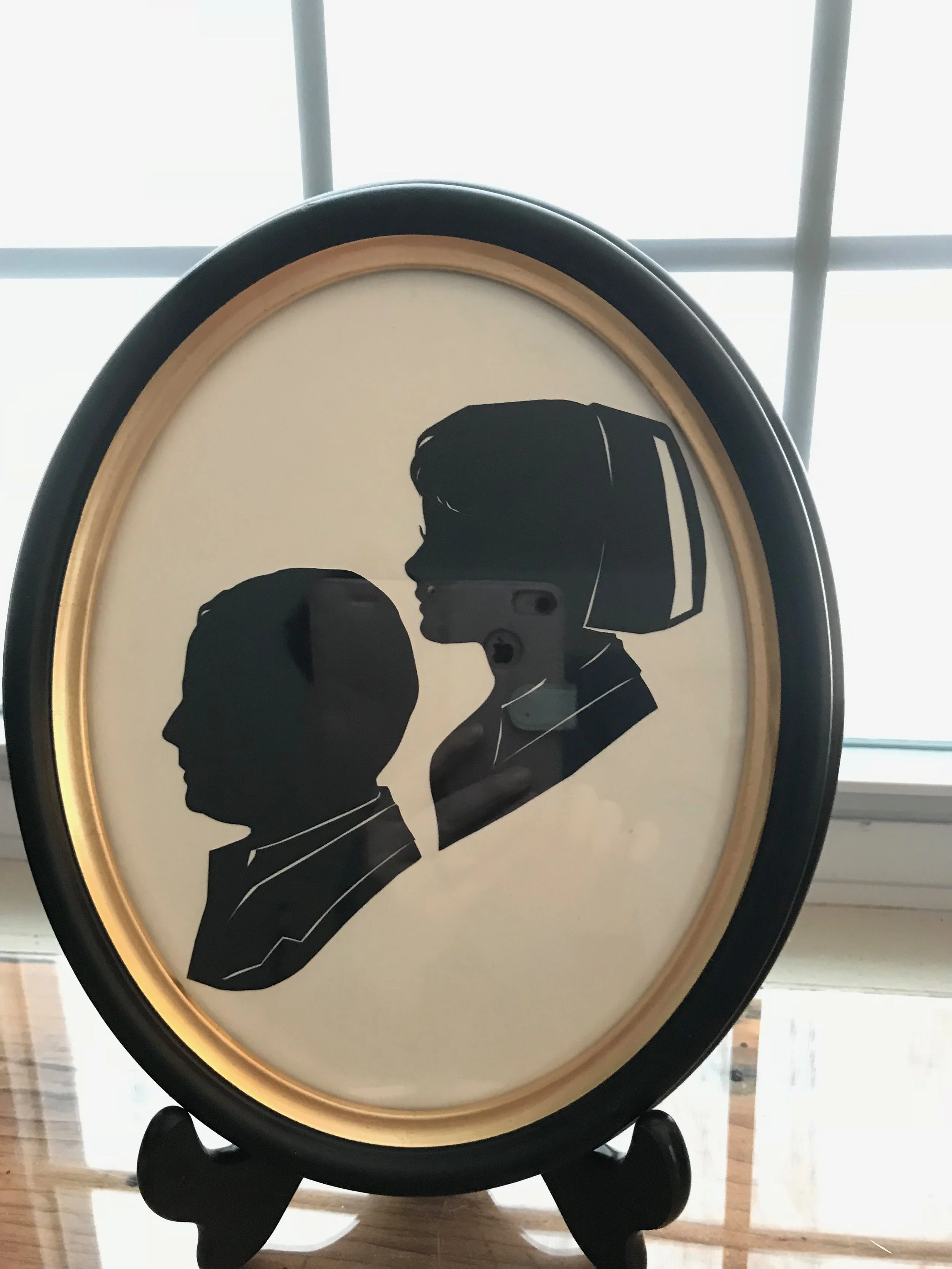 Mother and son, mother from vintage photo