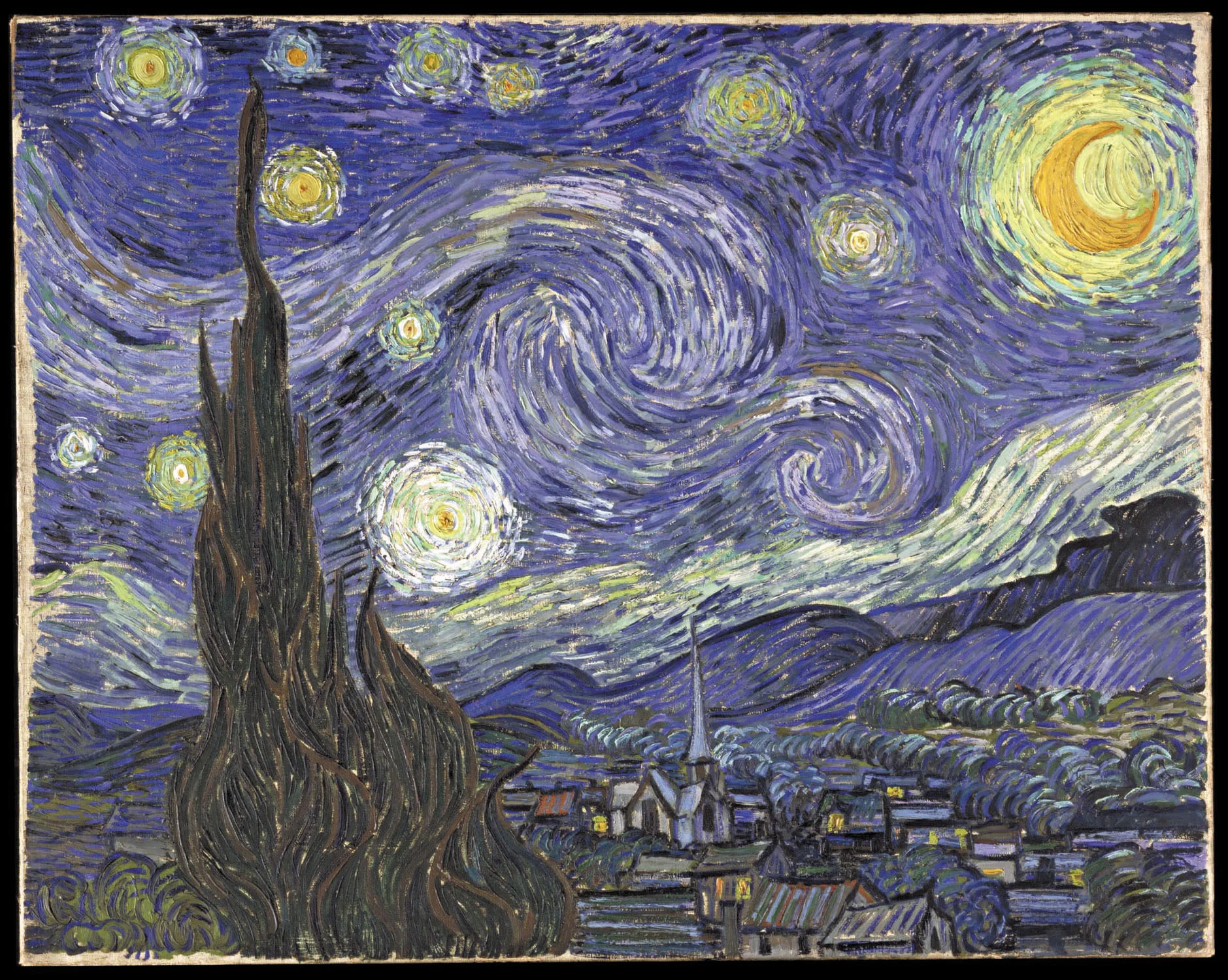Starry Night, Vincent Van Gogh