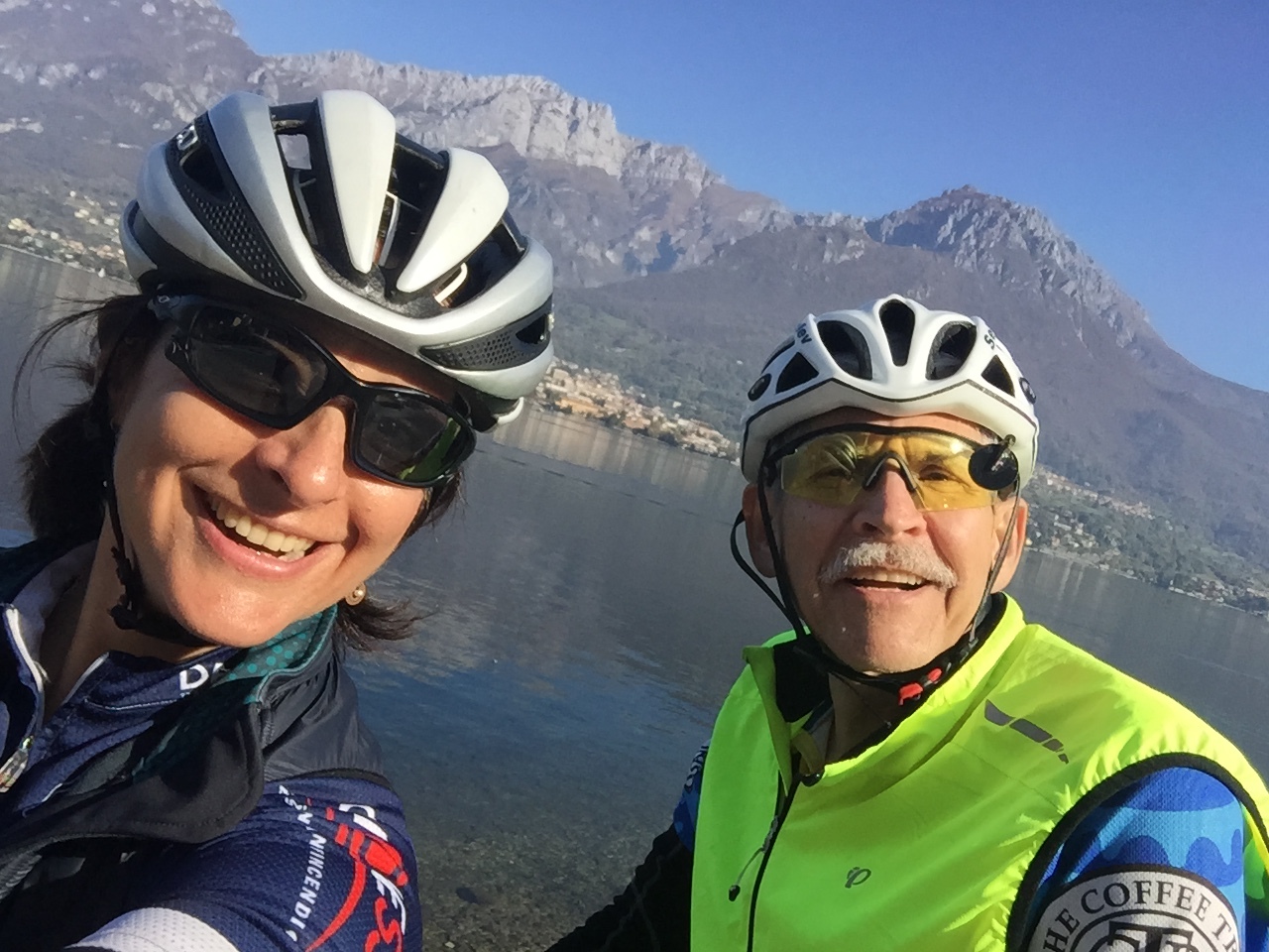 Riding in Lake Como