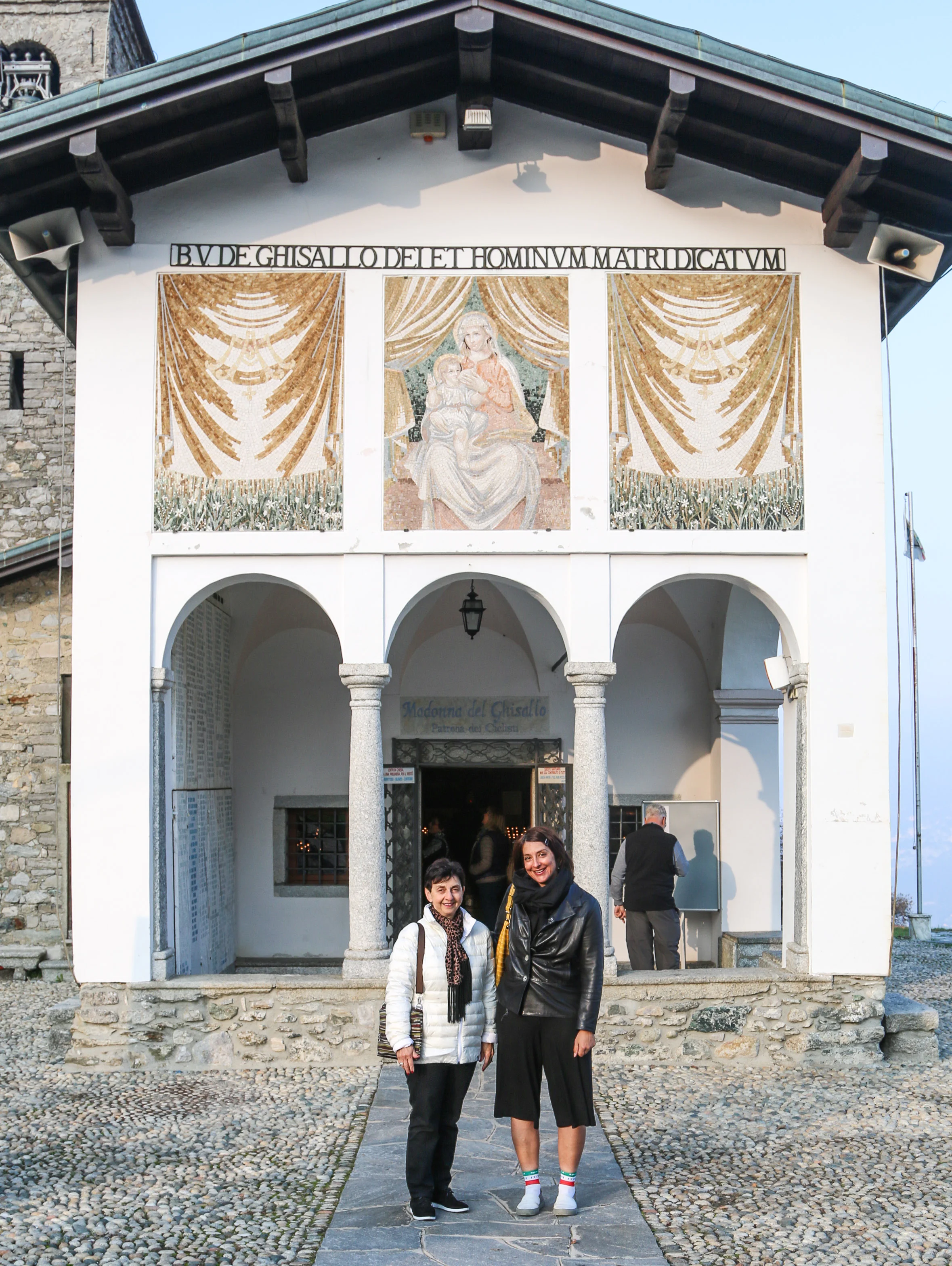 At the Madonna del Ghisallo Chapel