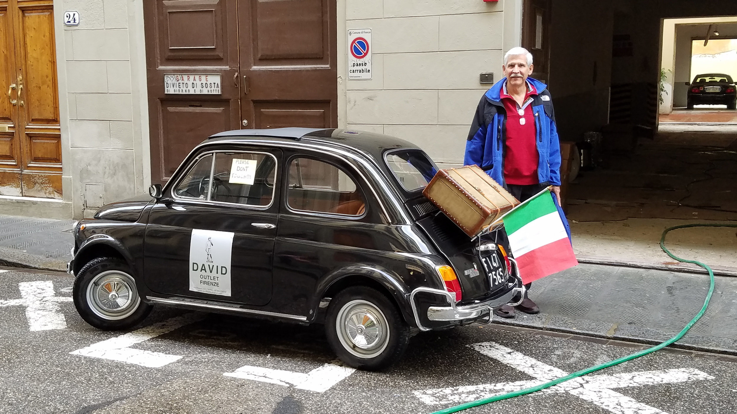 David and his David car