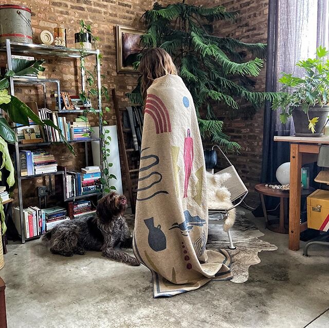 We&rsquo;re wrapping our Chicago Hospitality United project with limited edition @_lauraberger_ blankets! Available for pre-sale until 4/27 @stockmfgco, 100% of net proceeds will go towards Chicago bar and restaurant employees out of work due to Covi