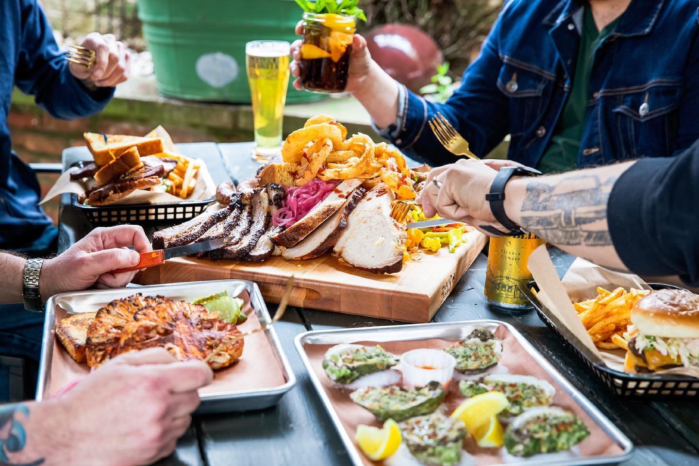 Today&rsquo;s the day, @babygoldbbq at @fitzgeraldsnightclub is officially open! Not only is the food delicious (even for veg heads) but the expansive patio and free nightly live music is unbeatable. And for those confused about where Berwyn is locat