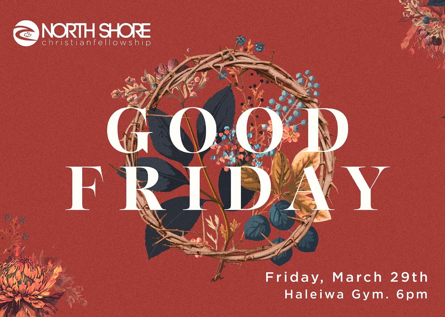 Our Easter weekend services begin this Friday night! Join us March 29th on the Haleiwa Gym Lawn at 6pm for our Good Friday service that will include a time of communion. Childcare will be available across the street!

Then we&rsquo;ll see you again S