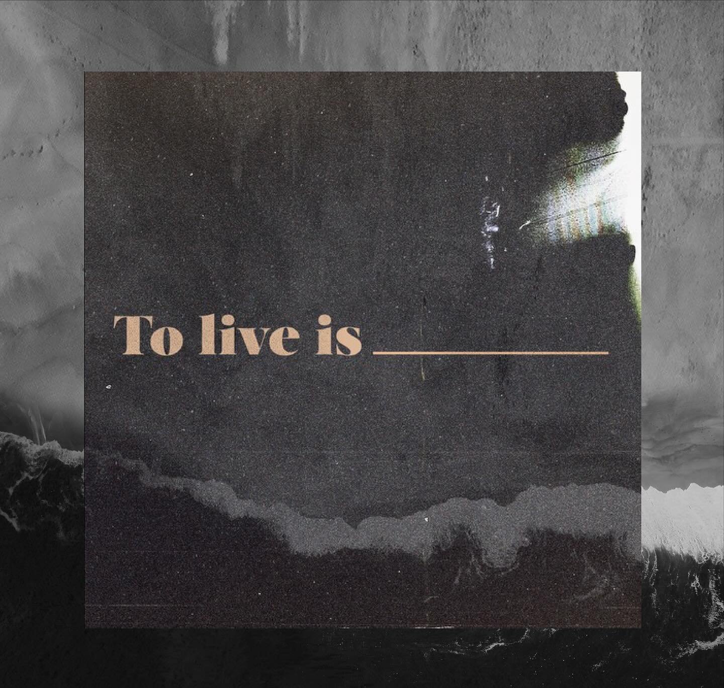 How would you fill in the blank?

It&rsquo;s something to think about this week as we reflect upon Philippians 1:21, &ldquo;For to me, to live is Christ&nbsp;and to die is gain.&rdquo;

Paul wrote that in his letter to the Philippian church while he 