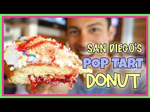 ONE POUND POPTART STUFFED DONUT AT SAN DIEGO'S DONUT BAR
