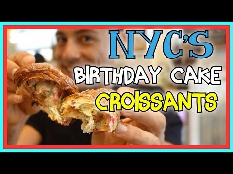 NEW YORK'S BIRTHDAY CAKE CROISSANT