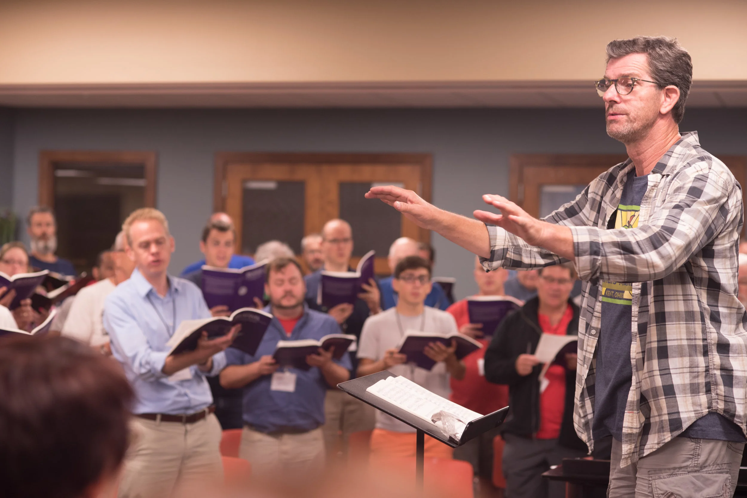 Scott MacPherson rehearses IVE in 2016