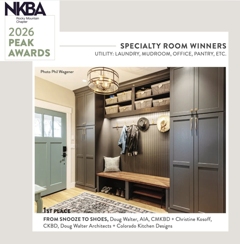 NKBA, Rocky Mountain Chapter, 2026 PEAK AWARDS, 1ST PLACE, Specialty Room Winner