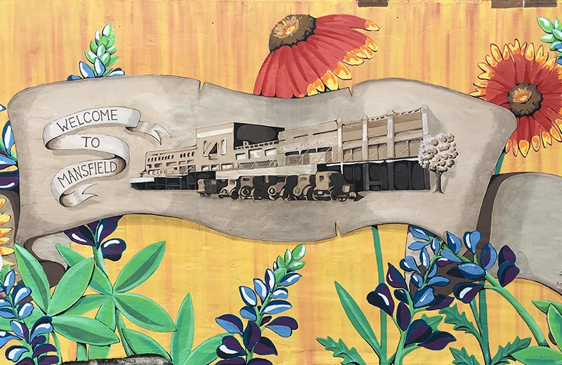 Welcome Banner Mural