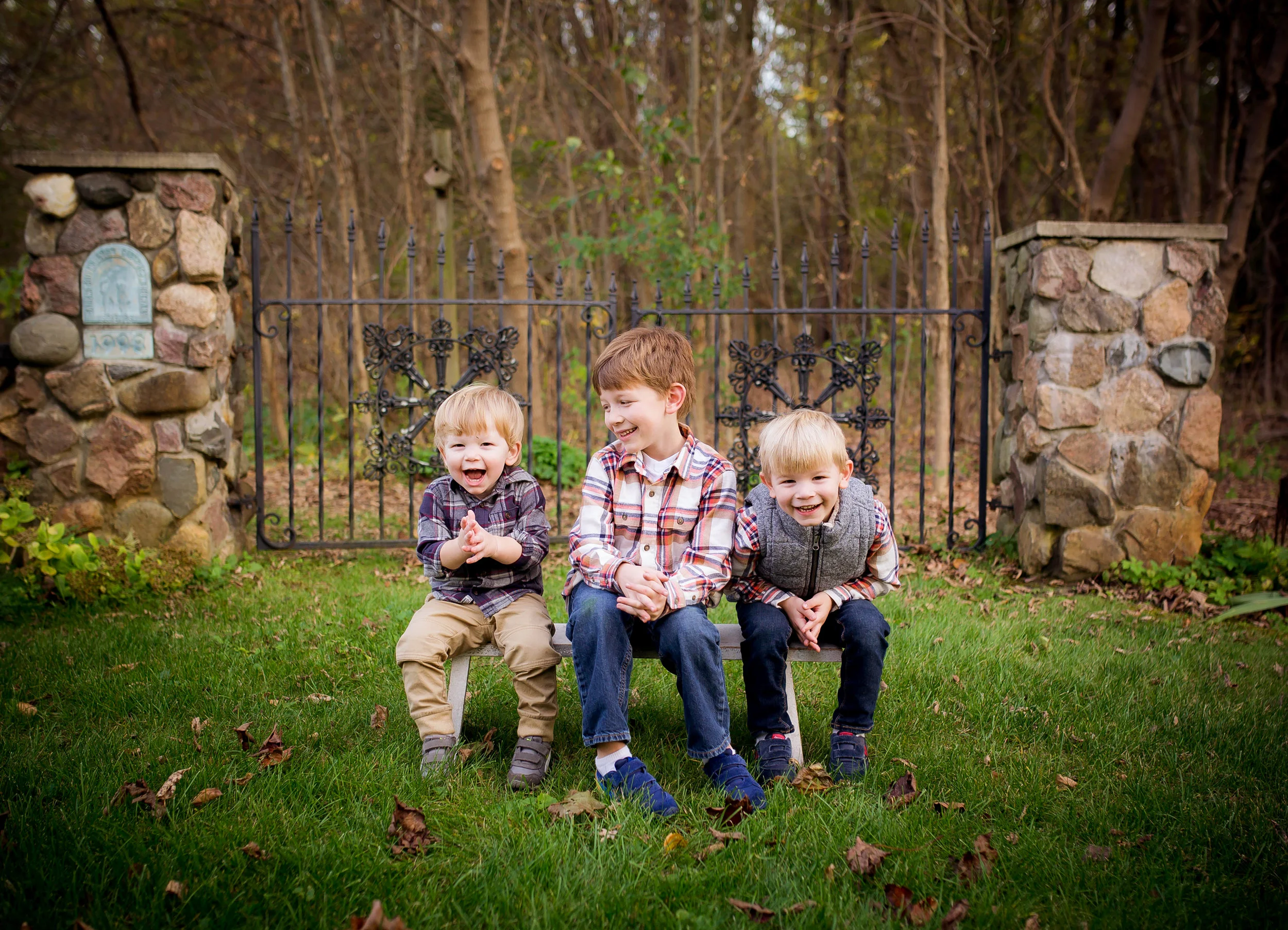My three amazing boys that inspire my motherhood journey everyday! 