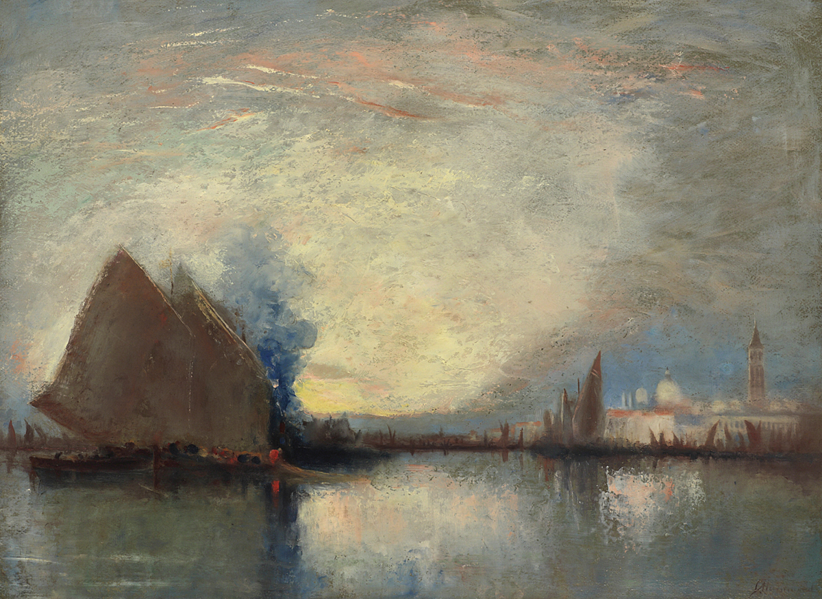 John A. Hammond, Rca, Osa (Canadian 1843-1939) 'Evening, Venice'