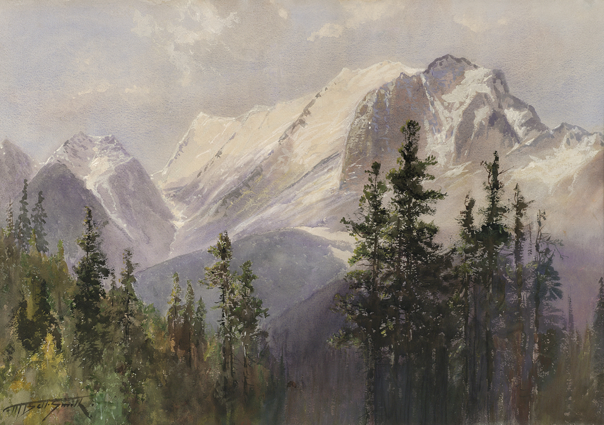 Frederic Marlett Bell-Smith (Canadian 1846-1923) 'Mountain Peak'