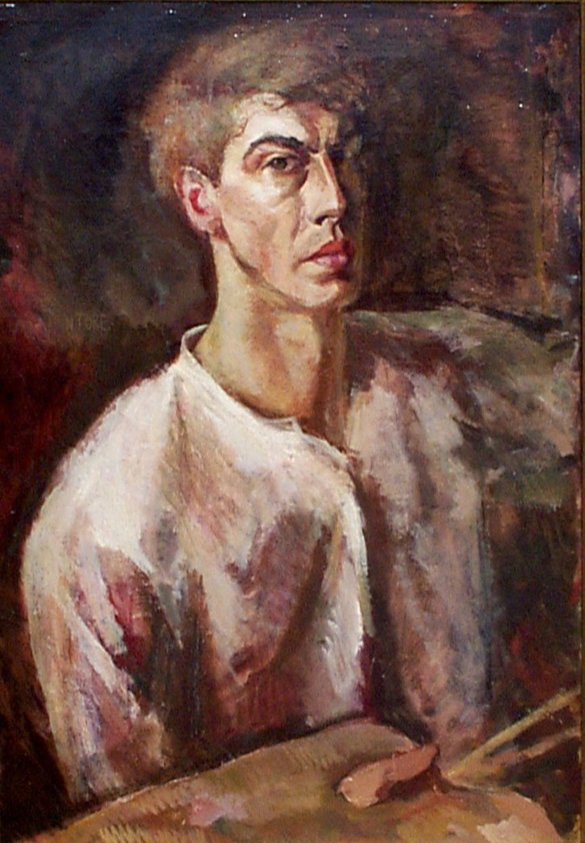 Mogens Vantore (Danish 1895-1977) 'Self Portrait'