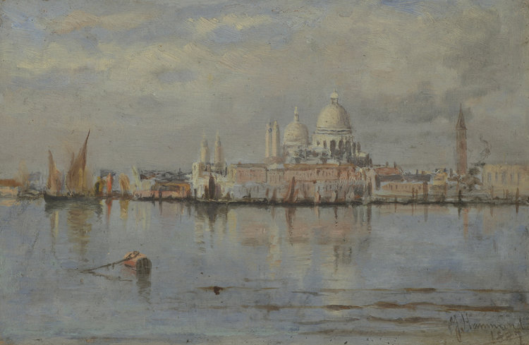 John A. Hammond (Canadian 1843-1939) 'Venice, St. Maria Della Salute'