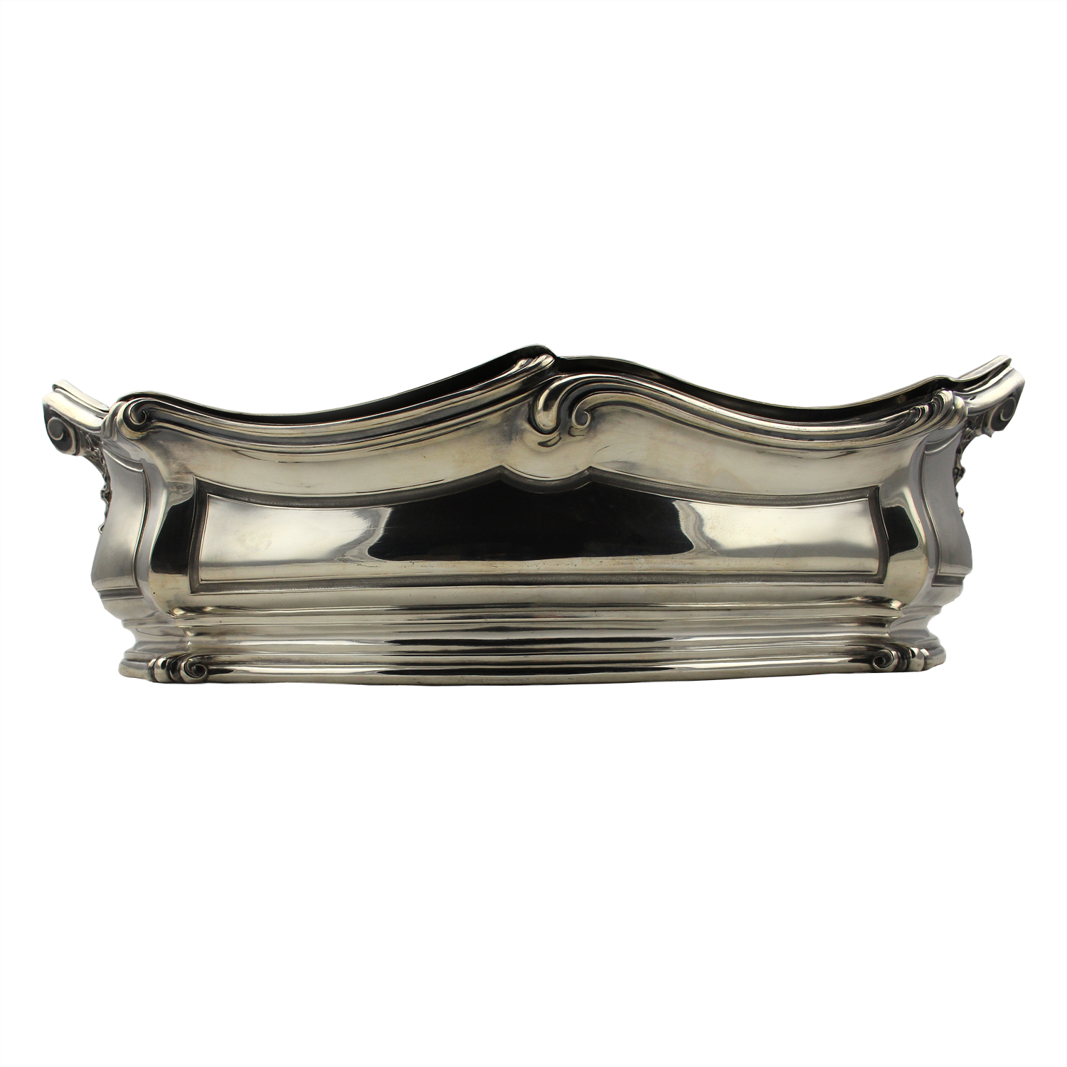 Fine Quality Silver French Shaped Oval Centerpiece