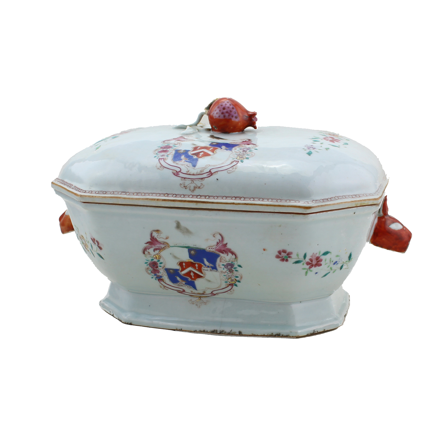 Chinese Export Armorial tureen with cover, 18th/19th century