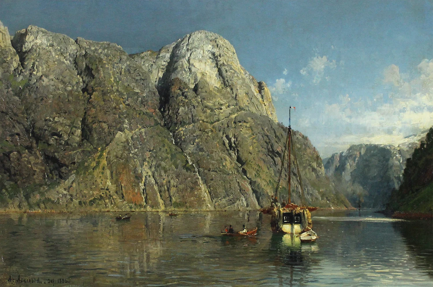 Anders Askevold (Norwegian 1834-1900) Svams-Nosc In Navo Fjord.jpg