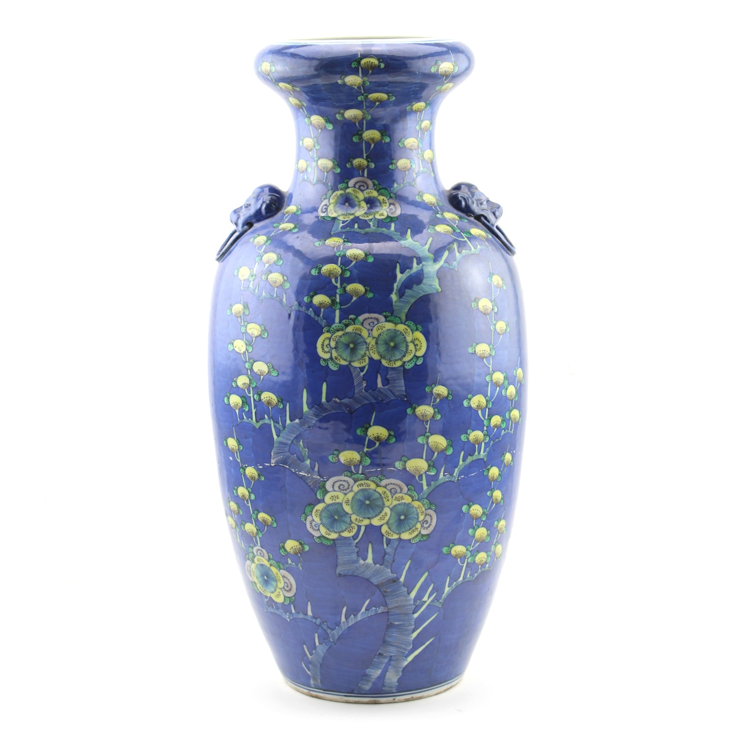 Chinese Vase With Prunus Flowers, Mid 19th Century