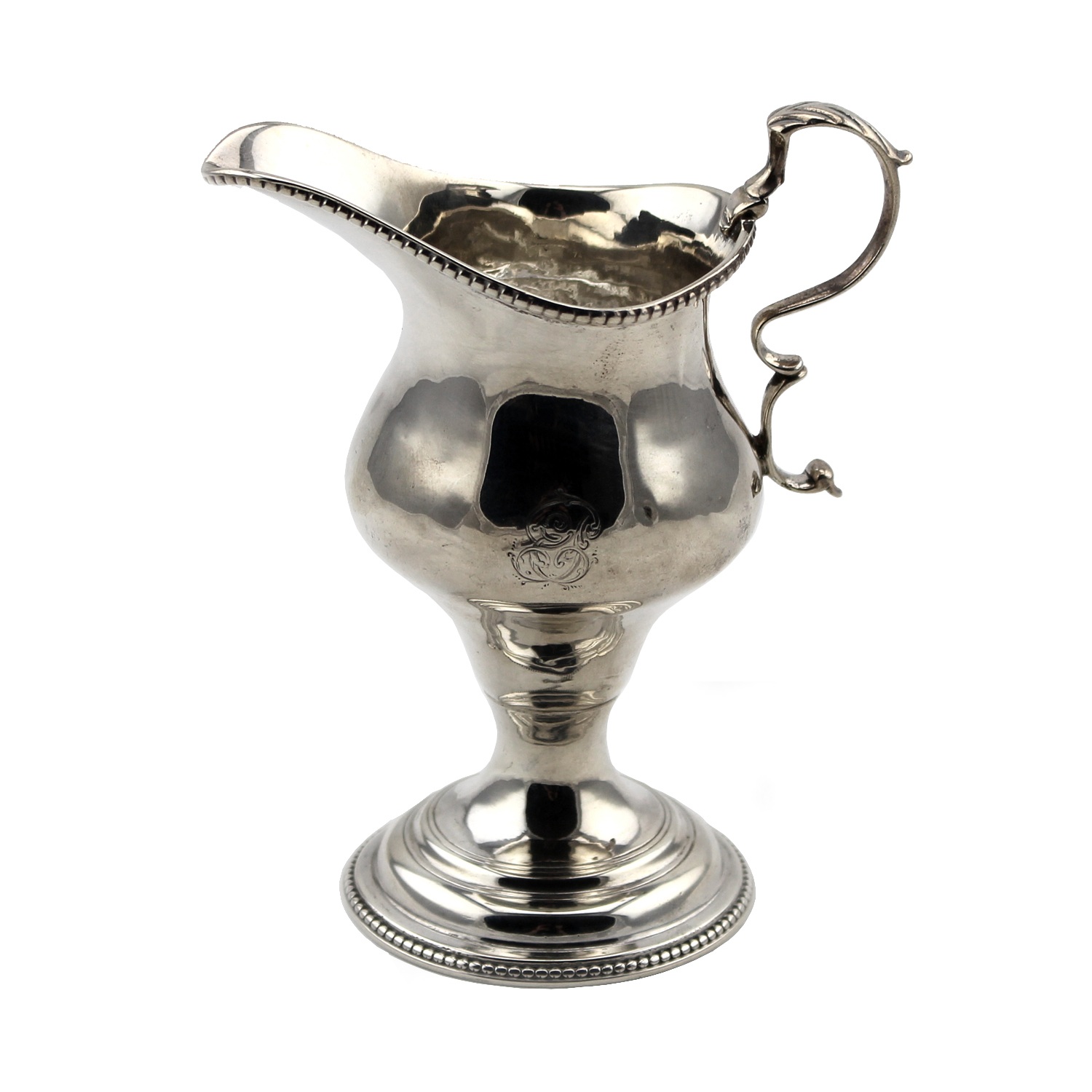 George III Sterling Silver Creamer, Circa 1777