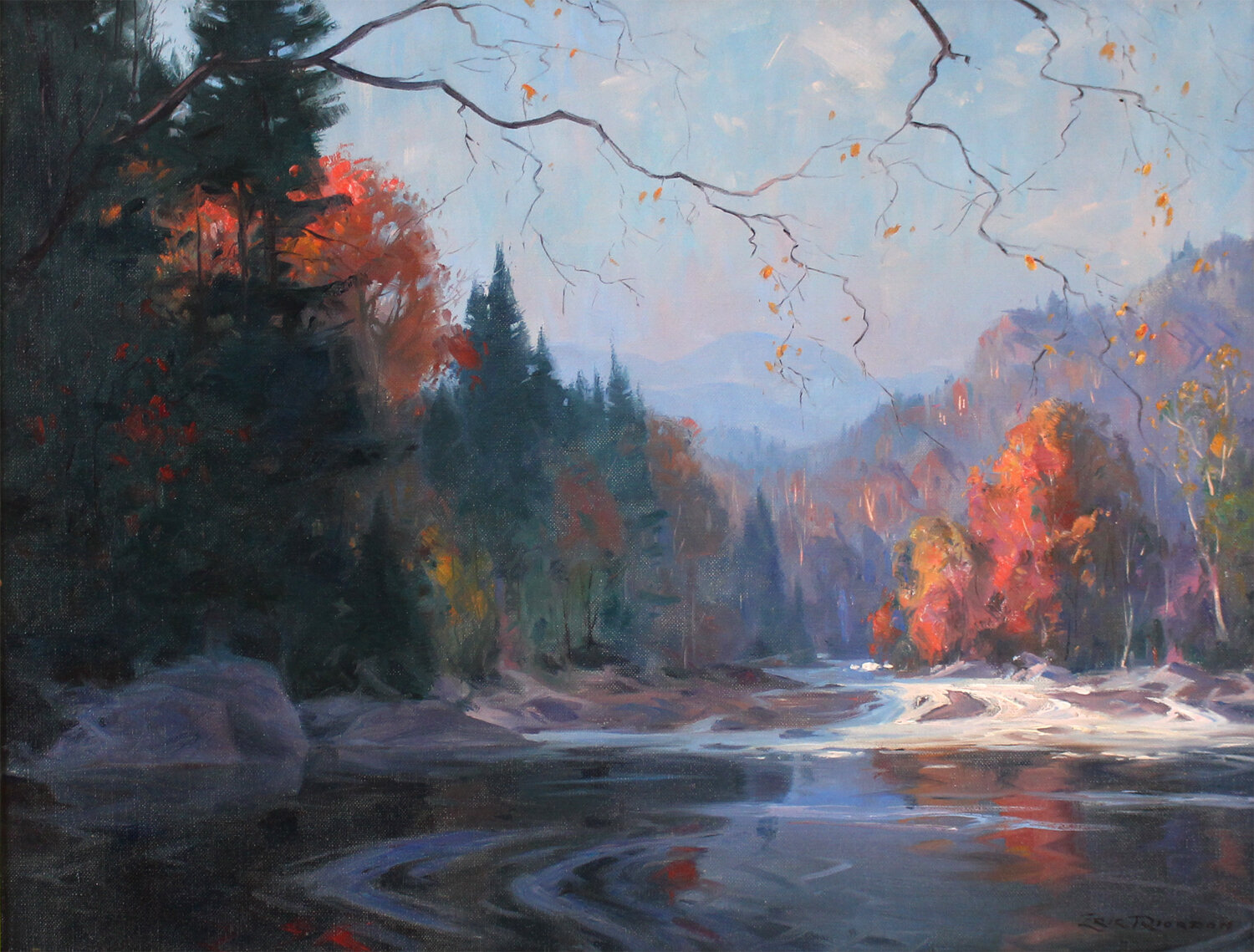 Eric Riordon (Canadian 1906-1948) 'Fall Landscape'