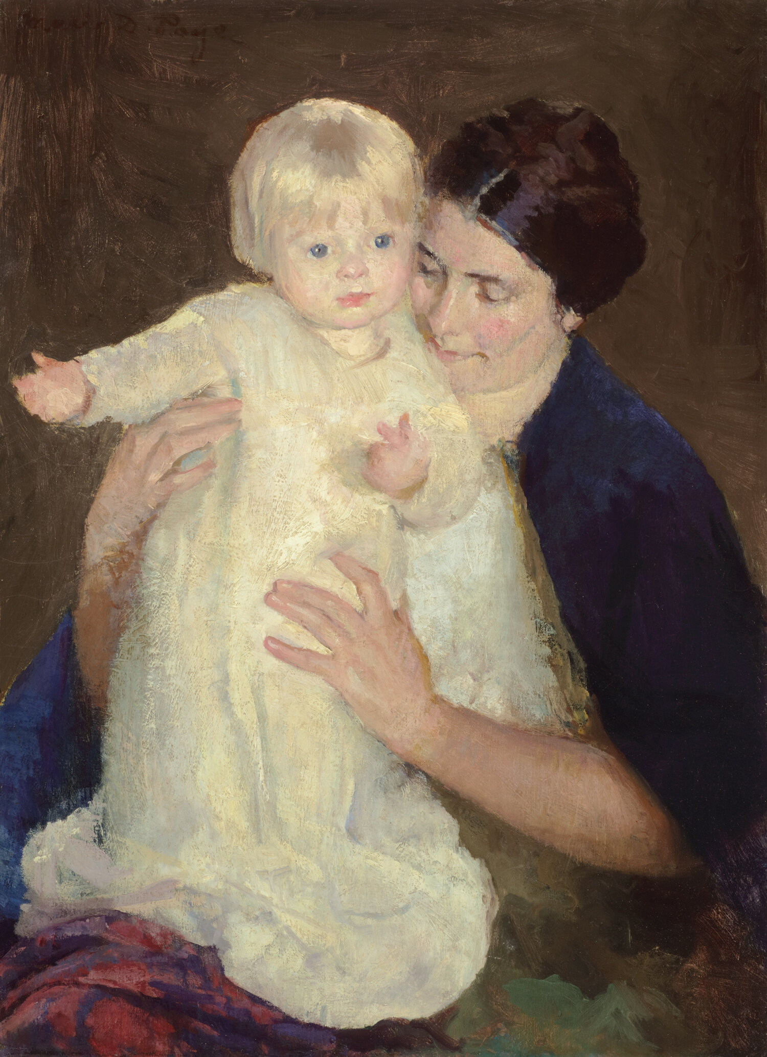 Marie Danforth Page (American 1869-1940) 'The Loving Mother'