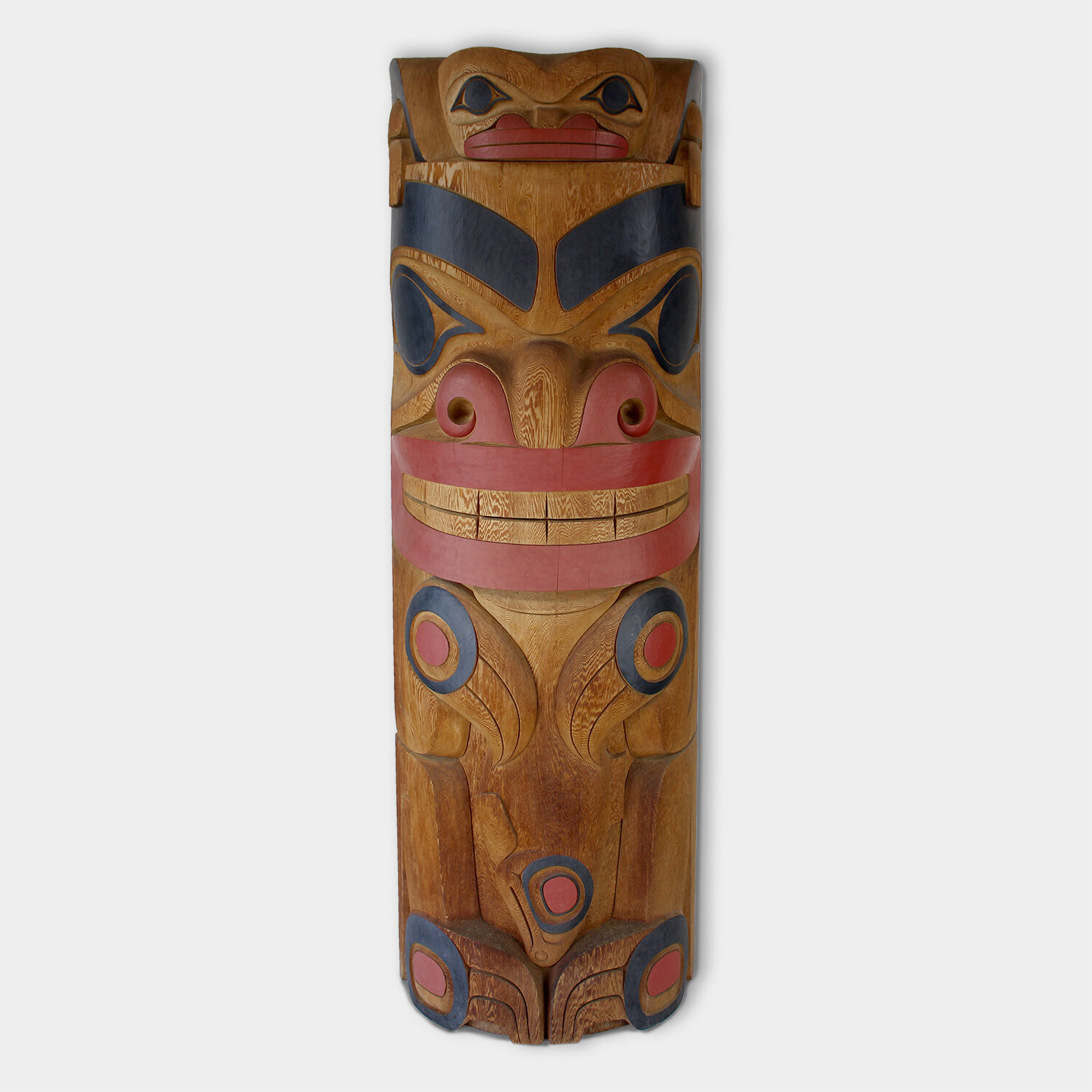 Vis stedet Eve højt Tim Boyko | Grizzly Bear, Frog and Salmon Pole | Available for Sale |  Vancouver, Canada — Uno Langmann Limited | Fine Art and Antique Dealers -  Vancouver