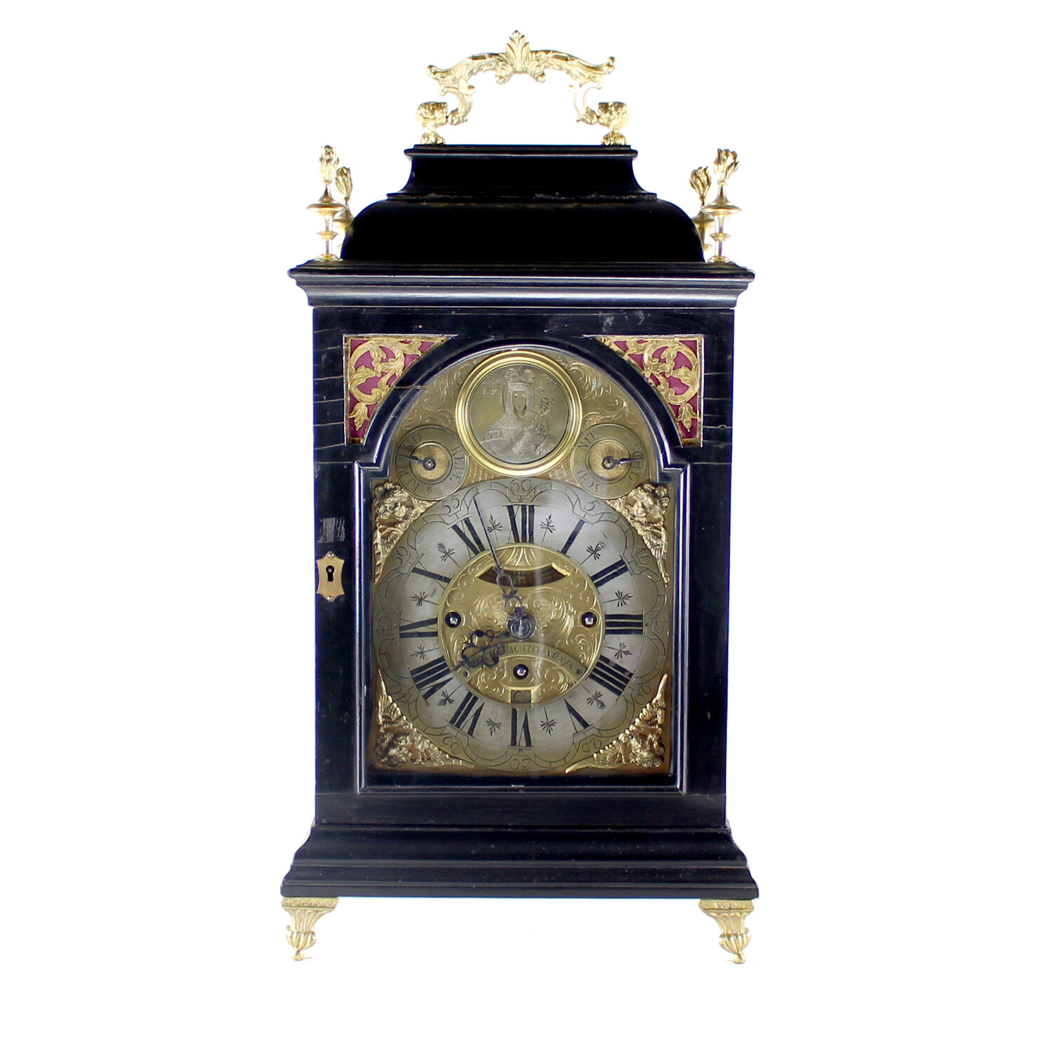 Ebonized Bracket Clock, Late 18th Century