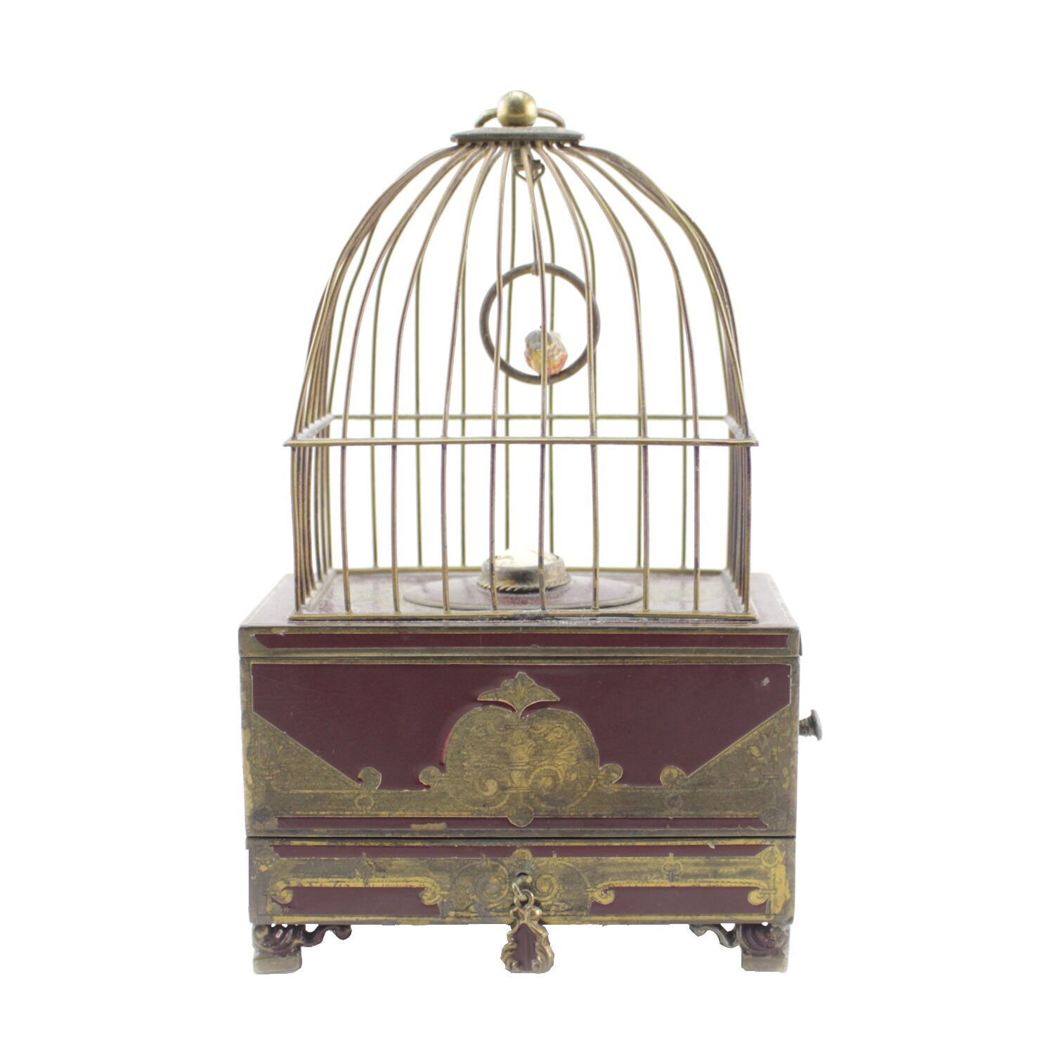 European Automaton Birdcage Early 20th Century