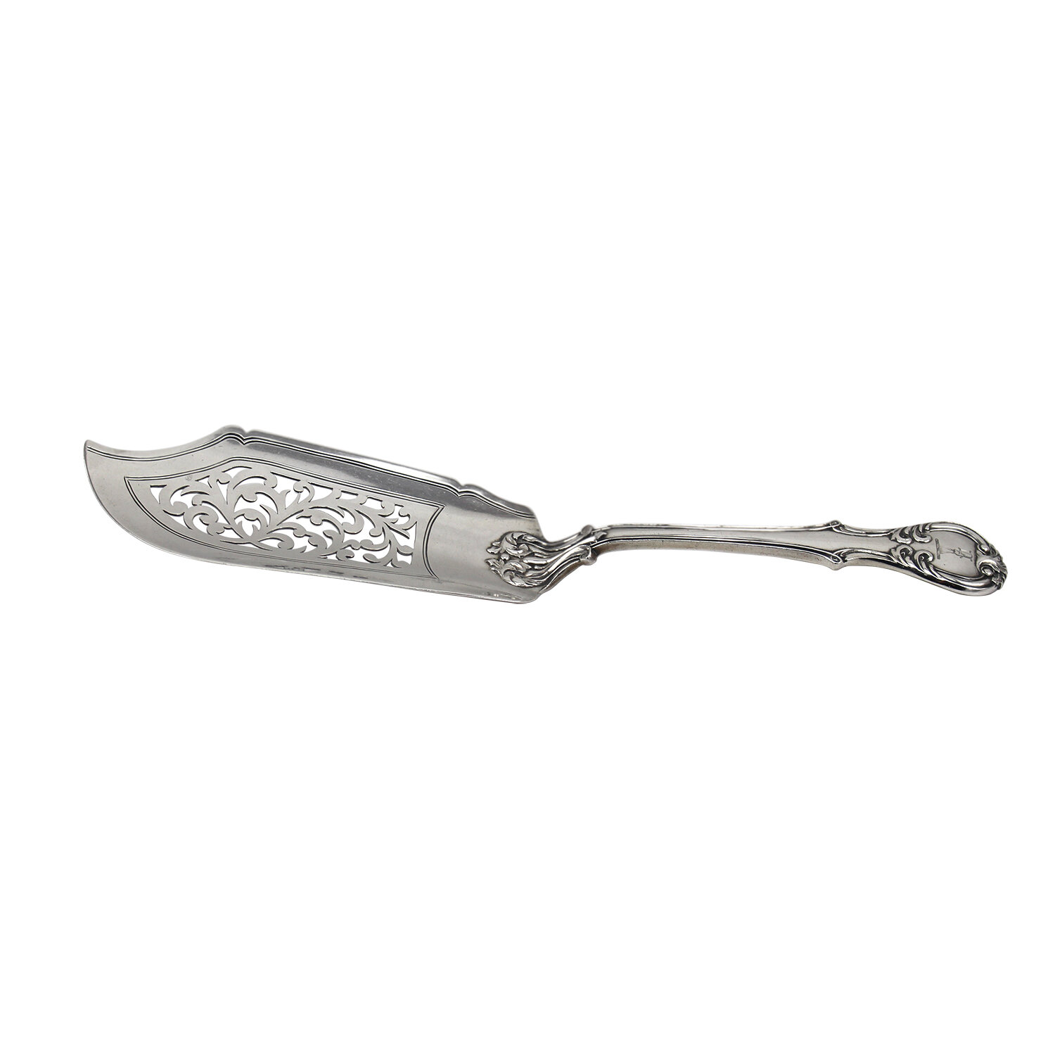 English Sterling Silver Fish Slice, Dated 1837