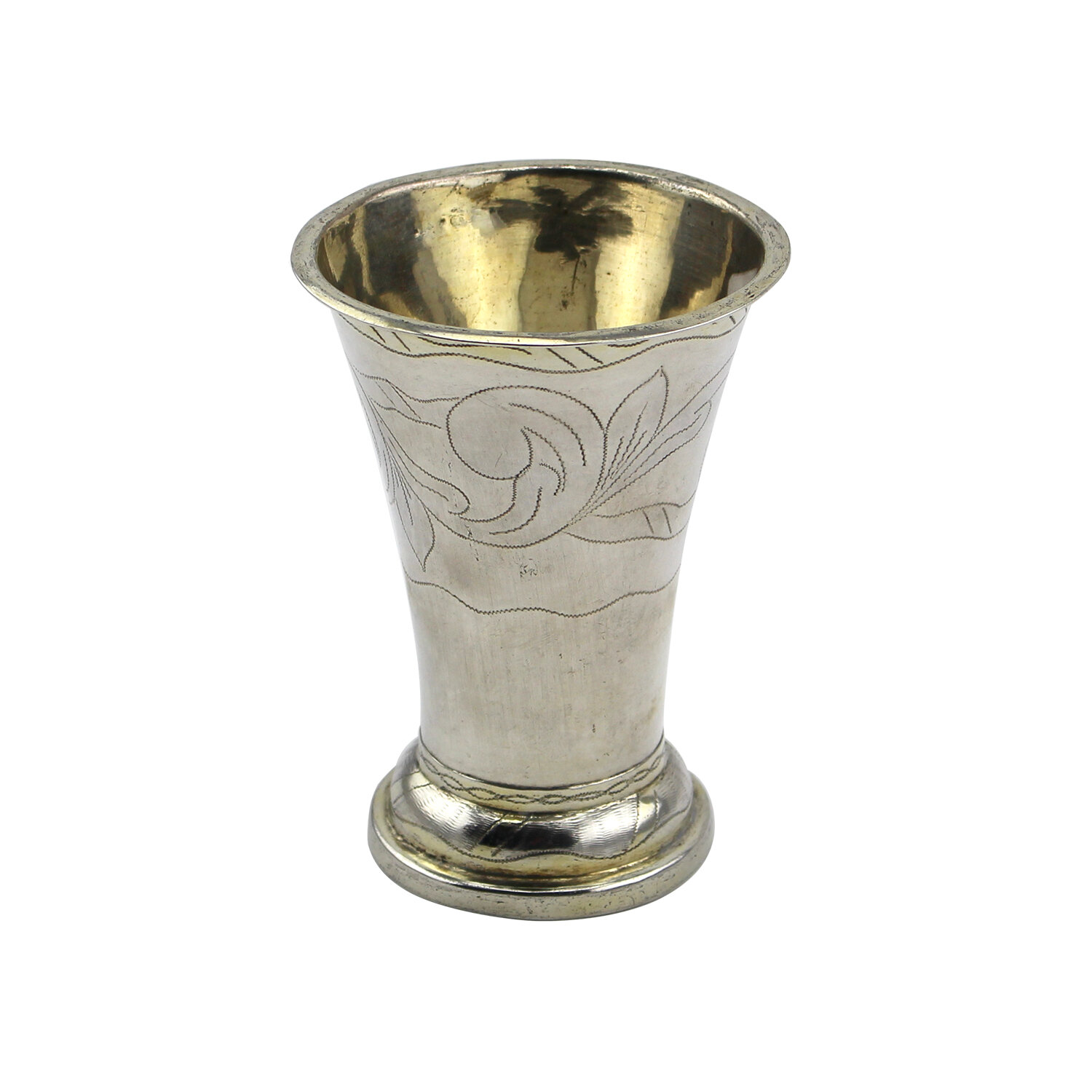 Swedish Beaker with Coin Inset, 1834