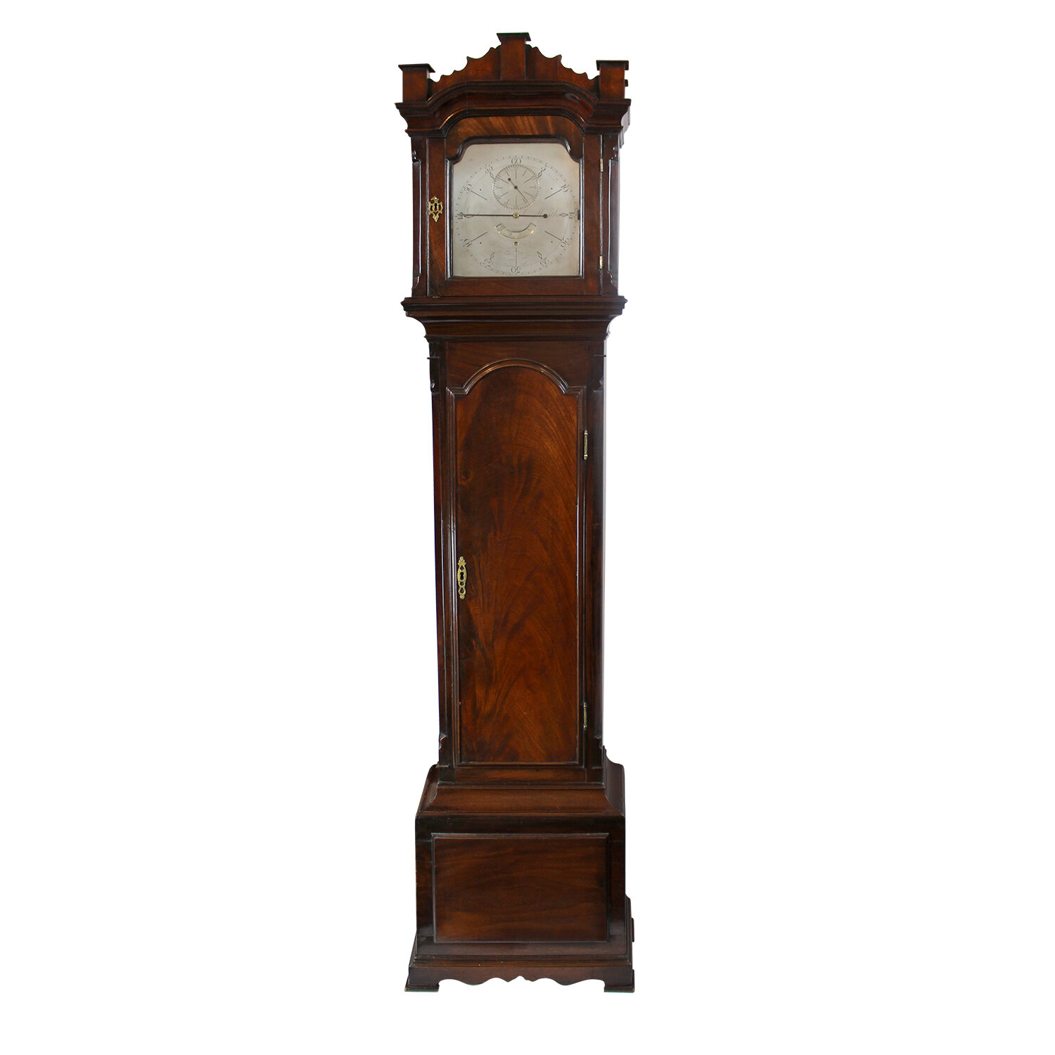 London George III Mahogany Tall Case Regulator, Circa 1790