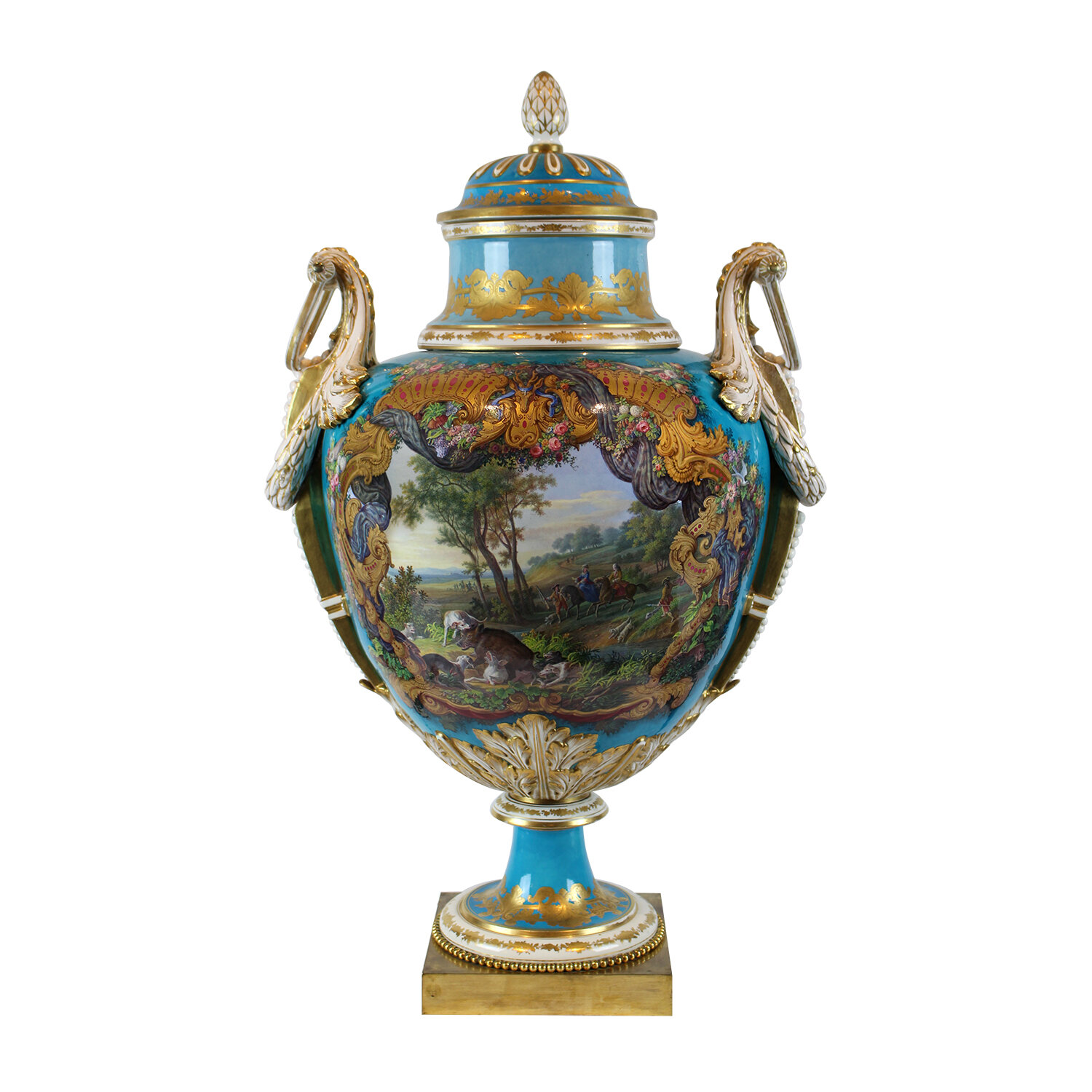 French Two-Handled Sèvres Vase, Late 18th Century