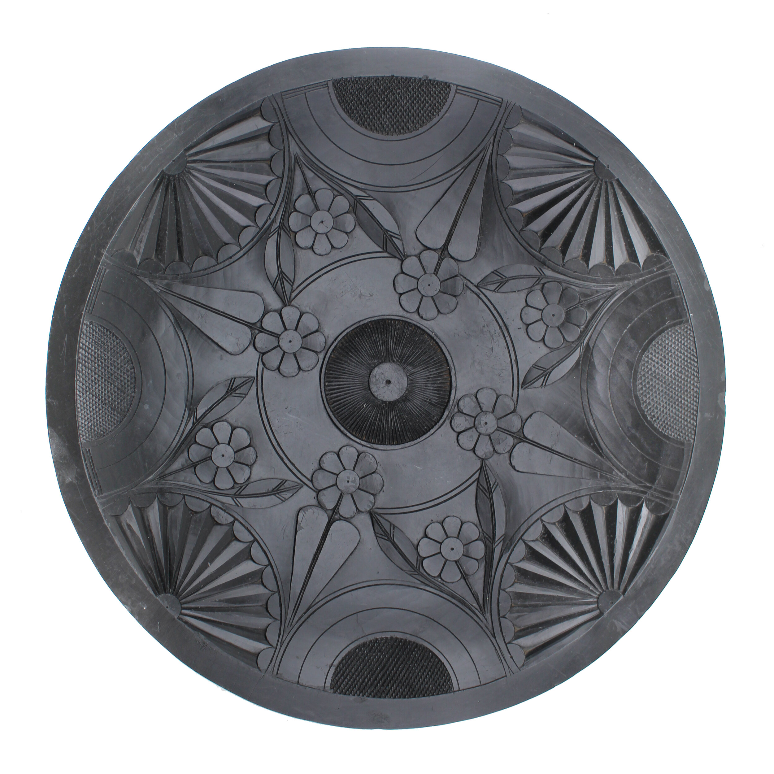 Haida Argillite Plate, Circa 1850