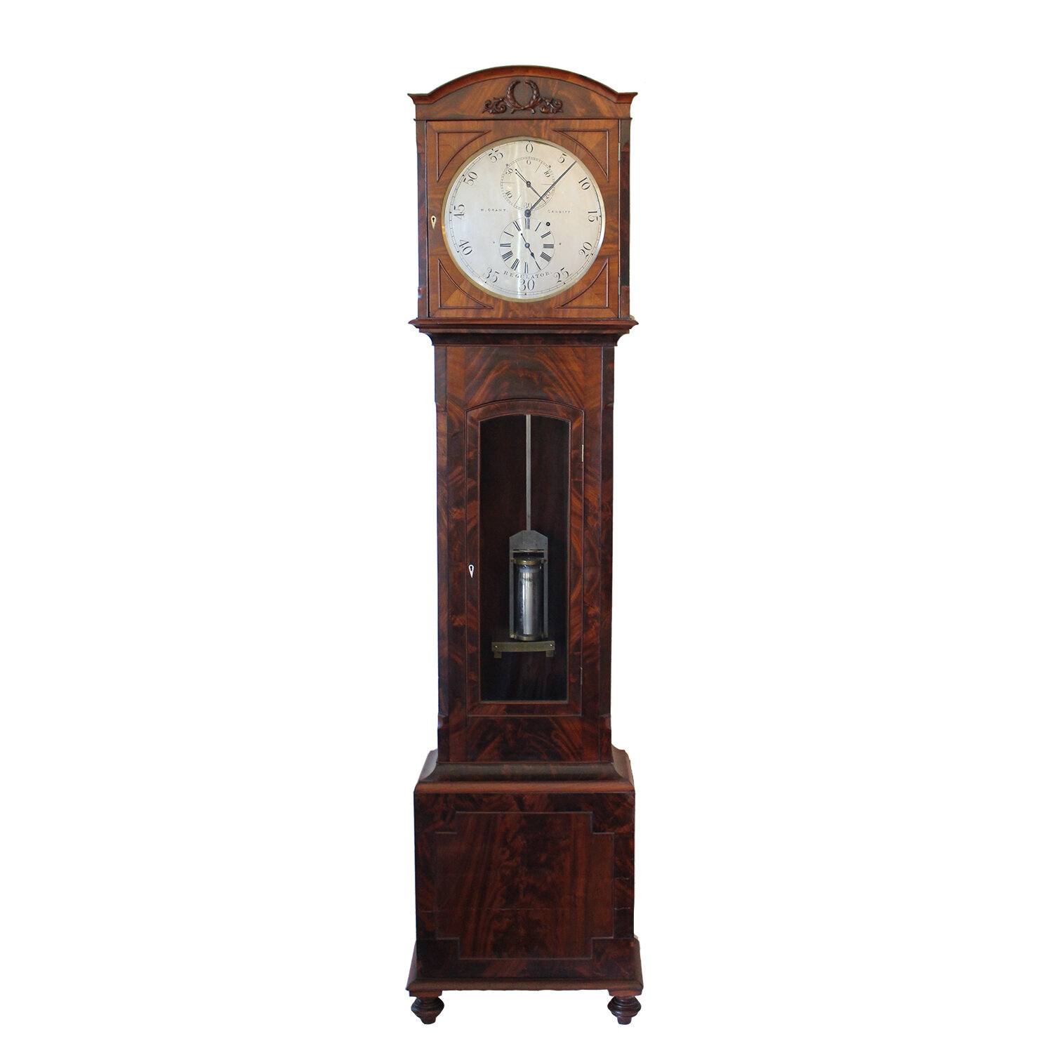 Longcase Regulator Clock, Mid 19th Century