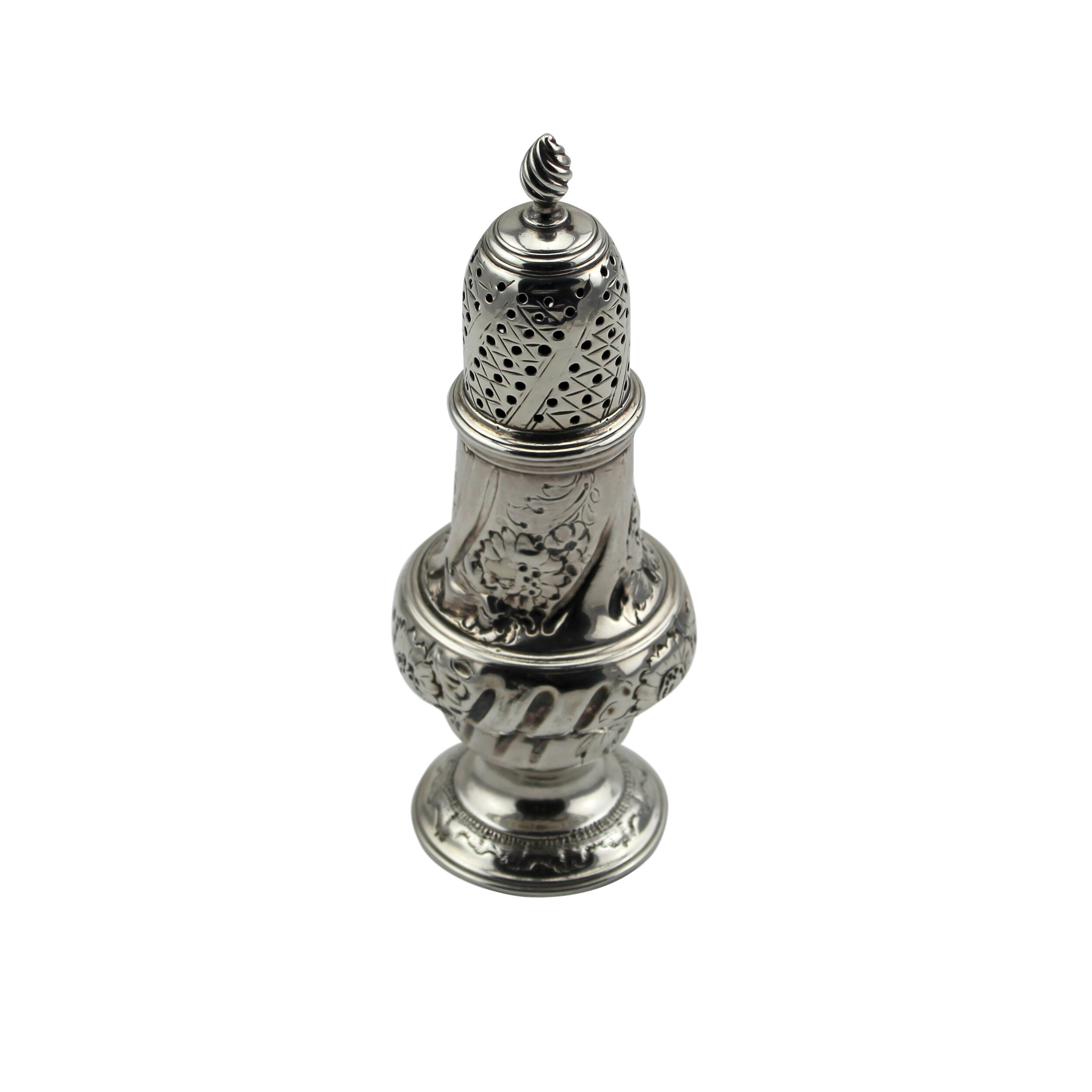 George III Sterling Silver Pepper Caster, London 1768