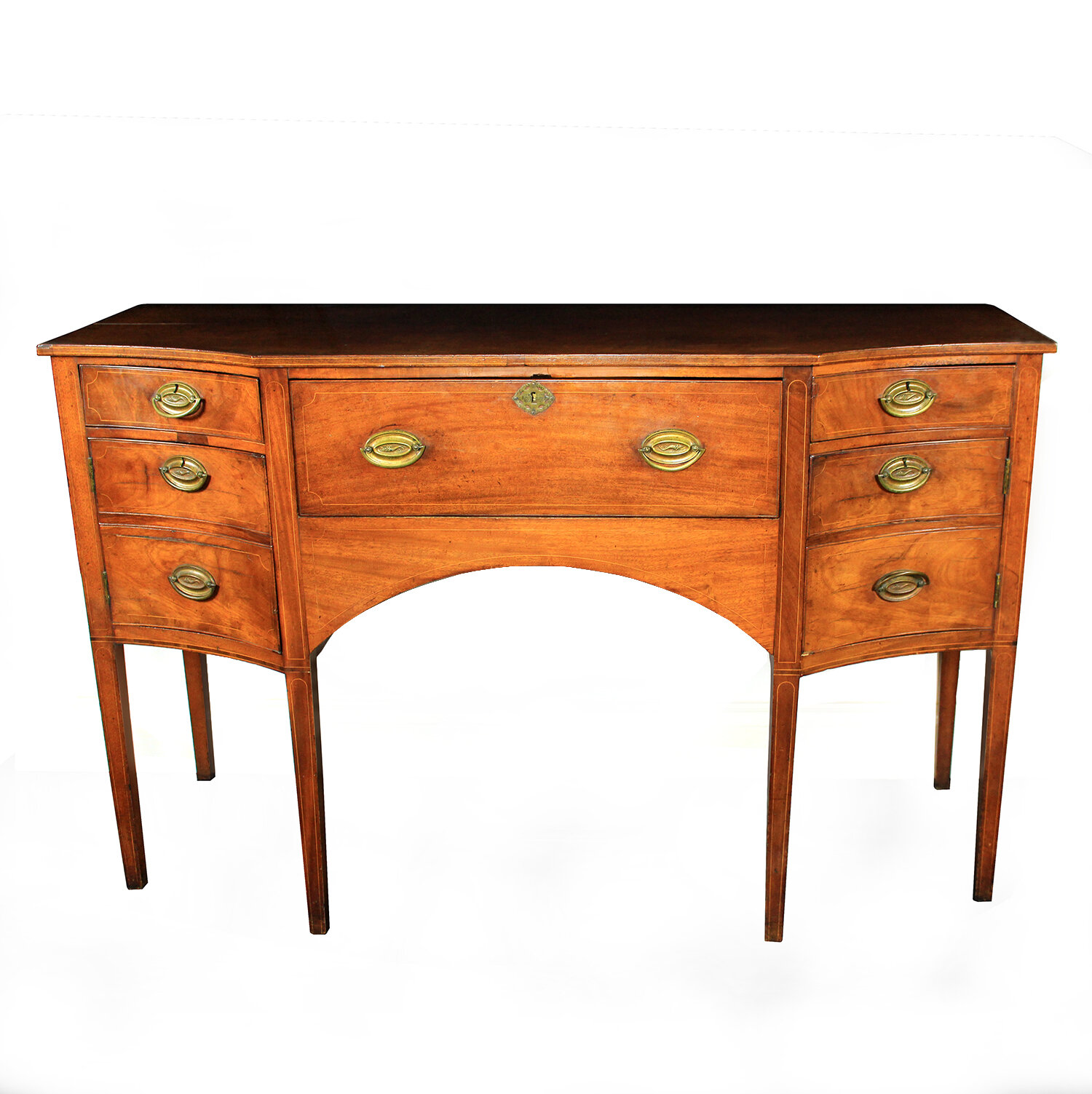 Mahogany Sideboard with Secretaire Drawer, American, Circa 1800